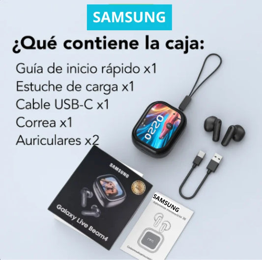 Auriculares SmartBeam™ con Estuche Pantalla HD
